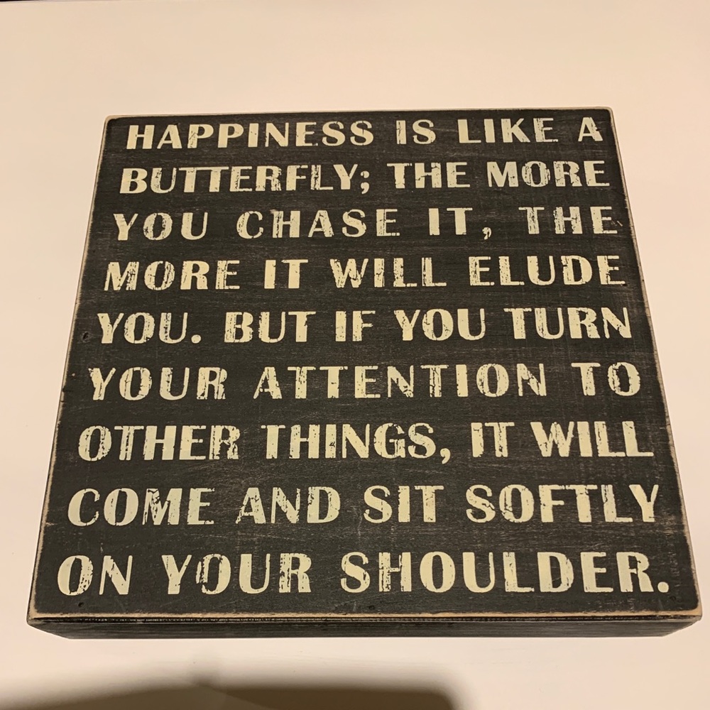 Happiness sign